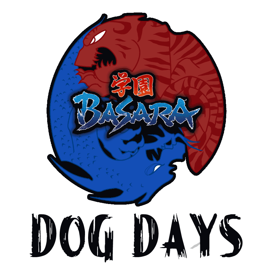 Logo des Stücks: Basara Gakuen Dog Days